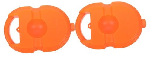 Yardwe 2St Tennistrainer Orangefarbene Tennisbälle Wiederverwendbare Tennis-Trainingsbasis tennisballmaschine Tennis Trainer Tennisgerät-Werkzeug Ausrüstung für Tennistrainingsgeräte