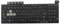 Replacement backlight keyboard compatible ASUS TUF Gaming 8 F15 FX506 FA506 F17 FX706 FX706L FA706U FX706U (US)
