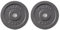 Phoenix Fitness Cast Iron Weight Plates - 1-Inch Free Weight Plate for Barbell Dumbbell Bars, Weightlifting & Strength Training at Home Gym - Pair, 2.5kg