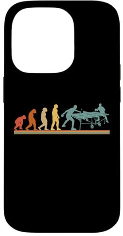 Table-Tennis Player Games Evolution Ping-Pong Case for iPhone 14 Pro