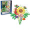GaoDeBuChou Flowers Bouquet Building Set,Flower Botanical Toys Gifts for Boys Girls Age 8 9 10 11 12 13 14+ Teens Adults,Compatible with Major Brands(976PCS No Vase)