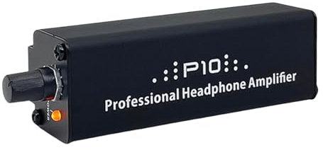 Petits amplificateurs de casque avec contrôle du volume du son stéréo et longue durée de vie des piles pour claviers et guitaristes