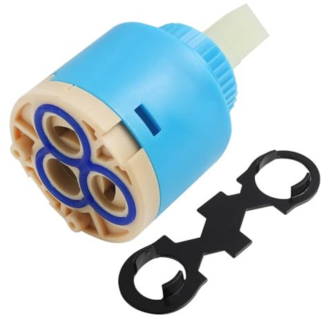 Cartuchos de Grifo de 35 mm con llave de Válvula Multifuncional, Cartucho de Grifo de 35mm para monomando, cocina, baño, Cartucho de Repuesto