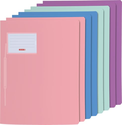 BRUNNEN Schnellhefter 8er Pastell-Edition FACT!pp (Pastell, sortiert, 12er Pack)