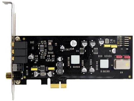 LUOFENG Professionelle ST113 PCIe SSS1700 interne PCIe-Soundkarte mit Low-Profile-Halterung für Studio-Heimkino