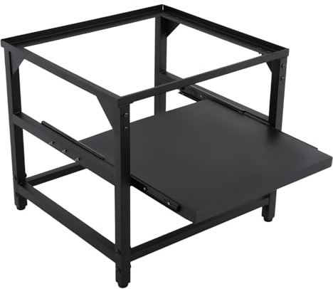 Base negra para lavadora, soporte para lavadora con estante, soporte para lavadora y secadora, para hogares 60 x 56 x 52 cm