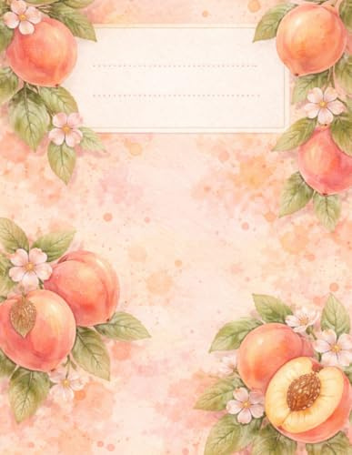 Peach Notebook: Grid Paper Notebookfor School and Home