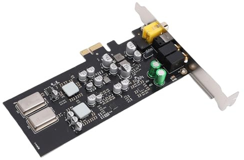 Annadue PCIE Sound Card, Professional HiFi with Dual DACs and ES9018K2M, Supports Optical Coaxial Digital Output