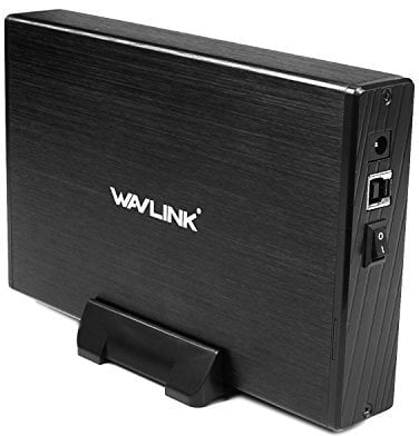 Wavlink 3.5 Caddy USB 3.0 to SATAⅠ/Ⅱ/Ⅱ External HDD SSD Hard Drive Enclosure with Power Adapter, Stand, USB 3.0 Cable, Tool-Free [Support UASP & 10TB]