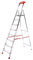 House Collection, Scala pieghevole, alluminio, 8 gradini, fai da te