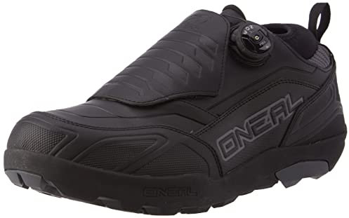 O'NEAL Mountainbike Schuhe Loam WP SPD Schuhe Vegan I Atmungsaktiv & wasserdicht I MTB Downhill Freeride | Unisex MTB Schuhe Herren Damen I Schwarz I Größe 40