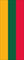 flaggenmeer® Flagge Litauen 110 g/m² ca. 200 x 80 cm mit Hohlsaum für Ausleger