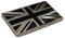 Black and Silver Union Jack Badge