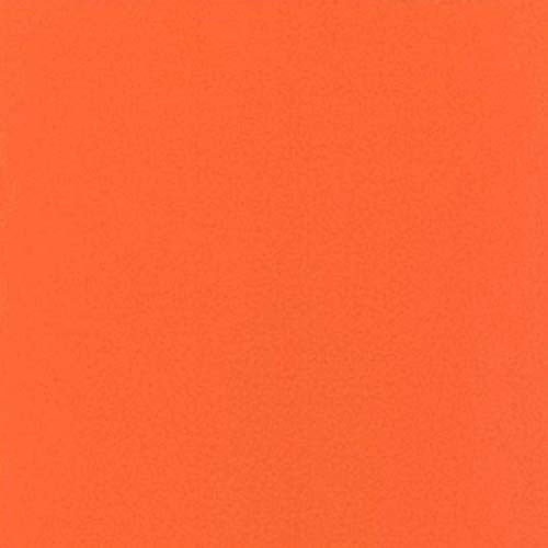 KEVKUS Wachstuch Tischdecke Meterware unifarben orange Uni 021 Größe wählbar in eckig rund oval (Rand: Schnittkante (ohne Einfassung), 110 x 140 cm eckig)