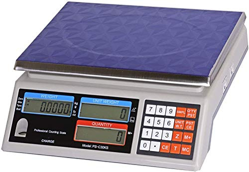 Liberty PS-C30KS Series Counting Scales - Fast and Versatile Series of Counting and Check-Weighing Scales - Using Highly Accurate and Precise Sensors, (PS-C30KS-30kg)