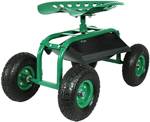 Varan Motors - tc4501A Gartensitz 150kg, Gartenwagen, Bank, Werkstattwagen, Arbeitssitz