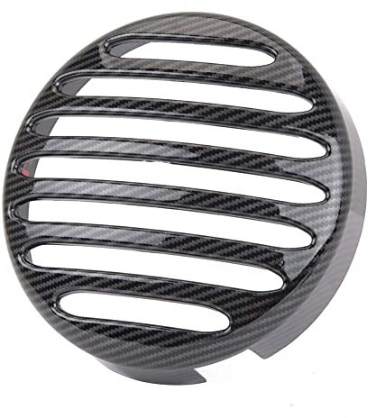 Lorababer Moto Lampada per Faro Protezione per Griglia per Faro Compatibile con CMX Rebel 500 300, CMX300 CMX500 Copertura per Griglia per Luce Anteriore 2017-2022 (Aspetto fibra di carbonio)