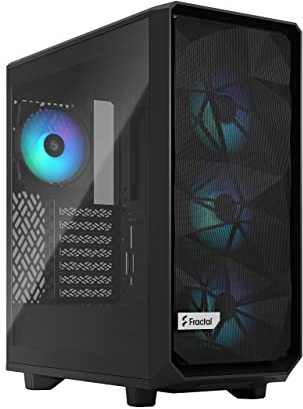Fractal Design Meshify 2 Compact Black TG Light Tint - RGB, FD-C-MES2C-06