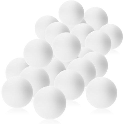 com-four® 24x Balle de Tennis de Table en ABS - balles de Tennis de Table Blanches de Taille Standard - balles de Jeu pour ping-Pong, Beer-Pong et Tennis de Table, balles d'entraînement (24x weiß)