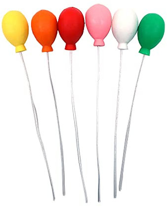 CENPEK 12 Stück 1:12 Puppenhaus Miniatur Schaumstoffballons DIY Feengarten Puppenhaus Dekor