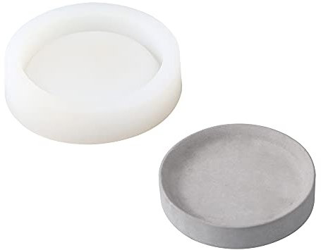 BOOWAN NICOLE Beton-Tablett Silikonform Geometrie Harz Schmuck Aufbewahrung Geschirr Form DIY Heimdekoration Werkzeug