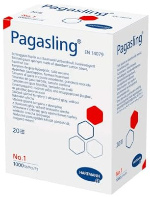PAGASLING Mulltupfer unsteril Gr.2 walnussgroß 1000 Stück