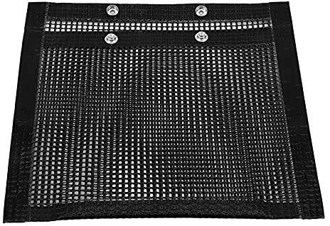 Tiiyee Sac Barbecue Grill en Maille Anti-Adhésif, Sac de Cuisson Réutilisable Résistant à la Chaleur pour Légumes Poisson Viande Accessoire Barbecue Extérieur Pique-Nique (L)
