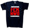 FCK NWO - fu_k New World Order T-Shirt Navy XXL