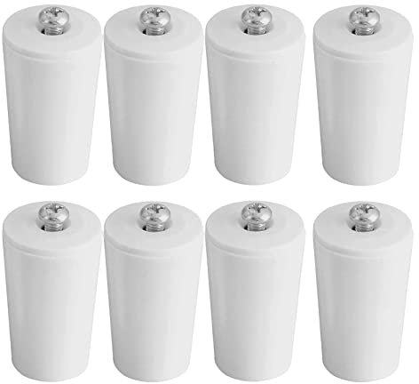 iTauyees 8er Set Rolladenstopper Anschlagstopper 40 mm, Anschlagpuffer Stopper für Rollladen, Weiss