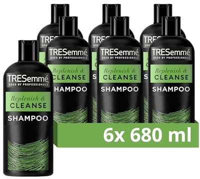 TRESemmé Replenish & Cleanse Shampoo with a vitamin complex for greasy hair 6x 680 ml