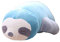 Faultier Plüschtier,65cm Liegende Faultier Kuscheltie Tier Kissen Niedliche Tier Puppe Flauschiges Stofftier,Faultier Kissen Gefüllt Plüsch Plüschtier Umarmungskissen Plüschkissen Spielzeug Geschenk