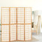 INLIFE 4-TLG. Paravent Japanischer Stil Faltbar 160x170 cm,7.55kg,352084