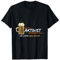 Die letzte Bier Ration Aktivist Warnweste Lustiges Herren T-Shirt