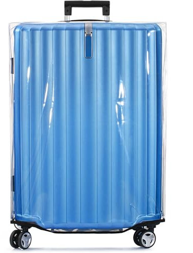 Housse de Valise – 26 pouces / 66 cm, housse de protection en PVC transparent pour sacs à main avec une taille de 66 à 68,5 cm – Premium-Reisezubehör pour la housse de protection – par BlueCosto