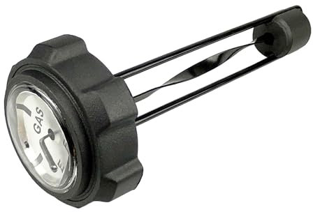 Puco 7,3 Zoll/15,9 Zoll Schneemobil zum Anschrauben von Gas Tankdeckeln mit Manometer mechanische Ölstandsanzeige für Schneemobile