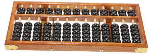 Abaodam Boulier pour Enfants Étudiants Boulier Outils De Comptage pour Enfants Boulier Professionnel Boulier Arithmétique Abaque Boulier Chinois en Bois Ancien Élèves Fournitures Scolaires