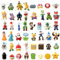 48pcs Figuren, Cartoon Tortendeko, Kuchen Deko, PIIMNT Cartoon Figuren Tortendeko Cartoon Tortenfiguren Cake Topper Geburtstag Cartoon Deko Kindergeburtstag Party Kuchen Deko