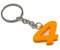Pendentif 4 Lando Norris F1, porte-clés pilote de Formule 1, porte-clés F1, gadget Formule 1 pour clés de voiture, abréviation du nom du pilote de F1