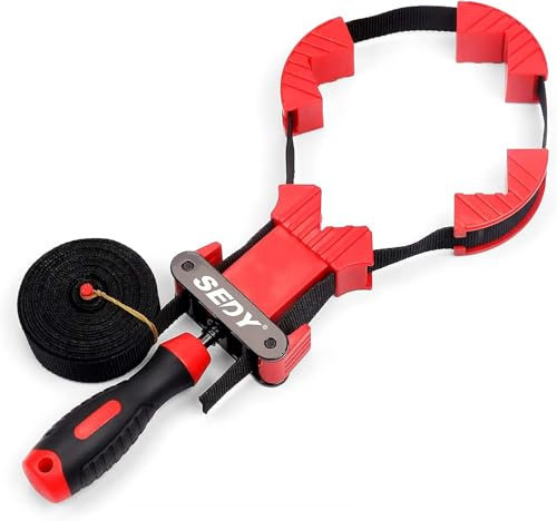 SEDY Band Clamp, Frame Clamp Quick Release Strap Clamp for Woodworking, Belt Clamp Strap Clamp