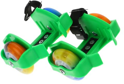 CORHAD 1 Paar Heiße Rollschuhe Skateschuh Für Outdoor Bequemer Rollschuh Bequemer Skatingschuh Verstellbarer Skateschuh Skaten Versorgung Verstellbarer Skatingschuh Skating-Tool Gummi