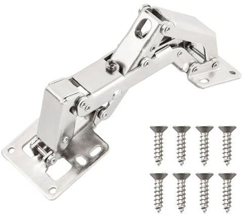 Weitwinkelscharniere,175° Weitwinkel-Topfband,175 Grad verdecktes Scharnier,Rahmenloses Schrankscharnier,Sanftes Schließen,Soft-Close Topfscharnier