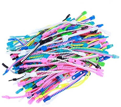 ifundom 100st Reißverschlussarmbänder Für Kinder Paar Armbänder Freundschaftsbänder Für Kinder Bausatz Zum Geburtstag Partyartikel Armbänder Kinderarmband Osterleckereien