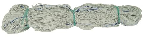 Samba Football Net - Spare Netting for 5x4ft Match Goal Posts - White 2.5mm Twine Thickness - 100mm x 100mm Square