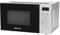EMtronics 20 Litre 700W Digital Microwave with 800w Grill, 10 Power Levels, 8 Preset Options, Defrost Function and Cavity Light - Silver