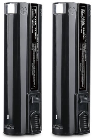 2Packs 6V 4.8Ah NI-MH Replacement Battery for Paslode 6V Battery 404717 B20544E 404400 900400 900420 902000 Compatible with Paslode B20720 CF-325 IM200 F18 IM250 IM250A