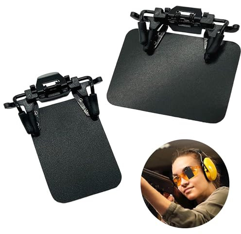 HAOBIN 2 pièces Patch pour Lunette de Tir Cache œil de Tir Lunettes de Tir Patch pour Lunette de Vue pour Les Lunettes,Le tir,Les Aides à la visée,l'entraînement Sportif et Le tir (A)