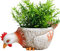 Vasi da fiori a di animale, in resina, per interni ed esterni, decorazione per vasi da giardino a di gallo/ , decorazione per interni ed esterni, giardino, cortile e patio