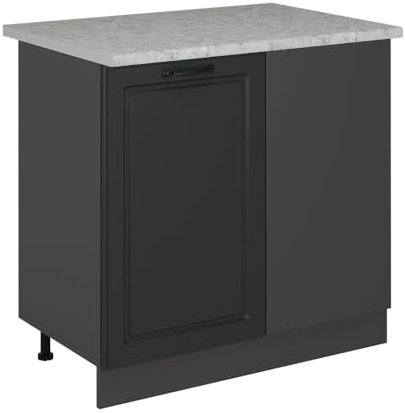 Vicco Armario de Esquina R-Line, Antracita casa de Campo, 86 cm ET Mármol