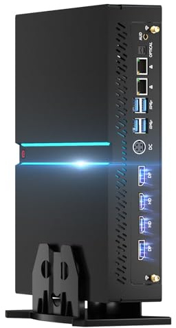 Kinupute Mini PC Gaming, Desktop Computer i9-14900F 24 Kerne bis zu 5,8GHz, 64G DDR5, 4T M.2 PCIE4.0 SSD, Windows 11 Pro, GeForce RTX4060 8G, Vier Displays, 8K@60Hz Ausgänge, Dual LAN, WiFi6E/BT5.3