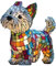SAROZZTAL LED Hundeserie Lampe, Hund Katzen USB Nachtlicht Schreibtischlampe, Hundelampen aus Harz, Französische Bulldogge/Dackel/Corgi/Mops Nachtlicht für Wohnzimmer Schlafzimmer (B)